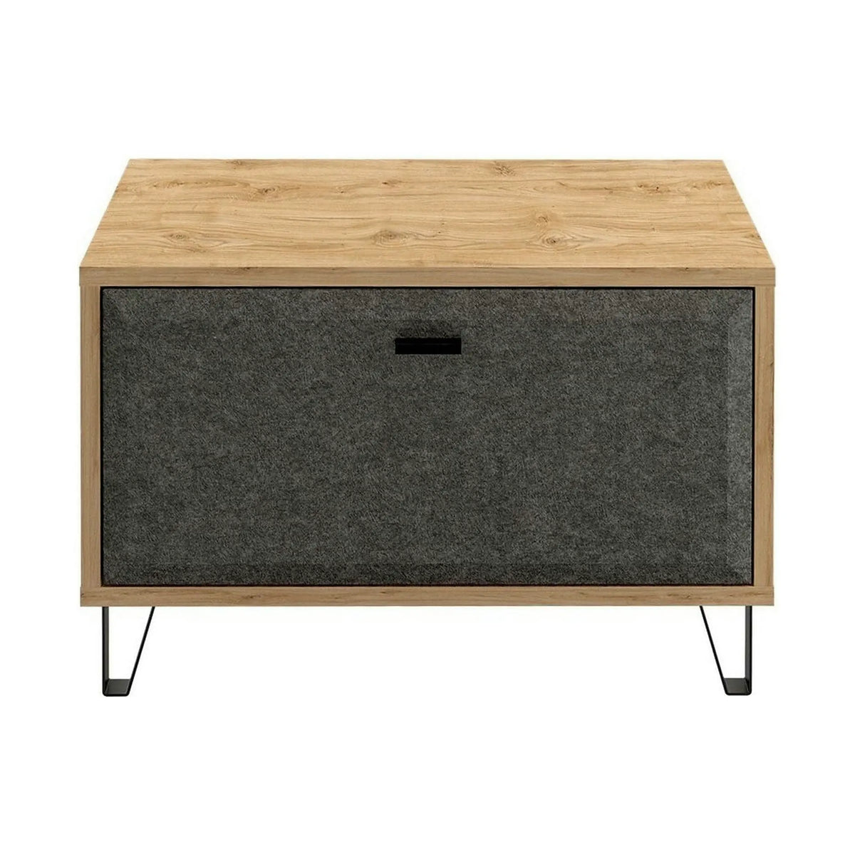 Pantofar GRACE, stejar/gri antracit, PAL laminat, 79x42x51 cm