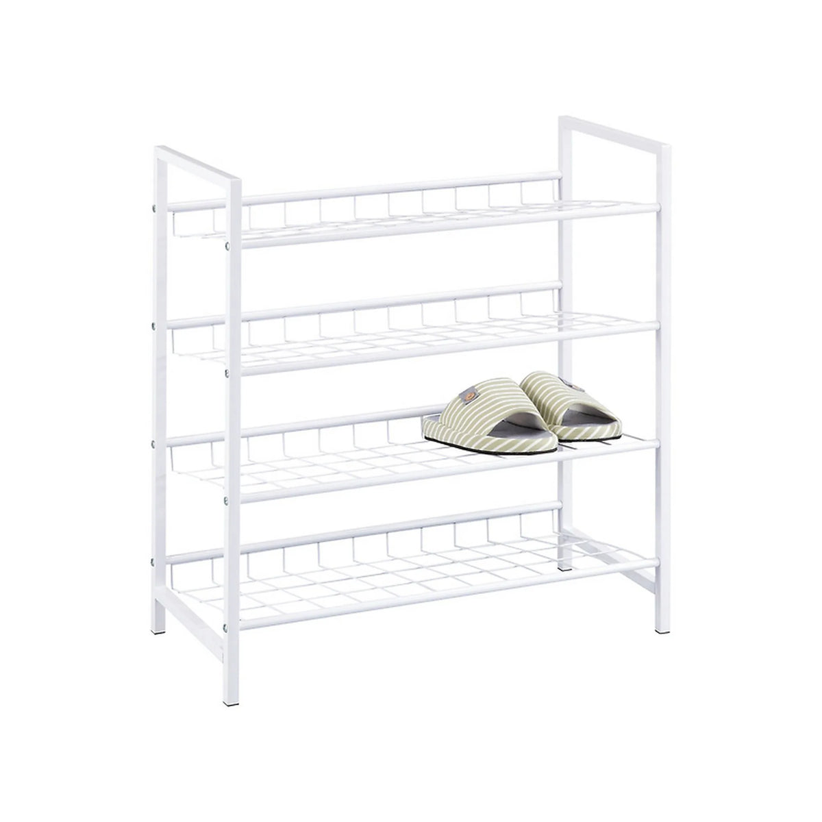 Pantofar JANA, alb, metal, 63x30x70 cm