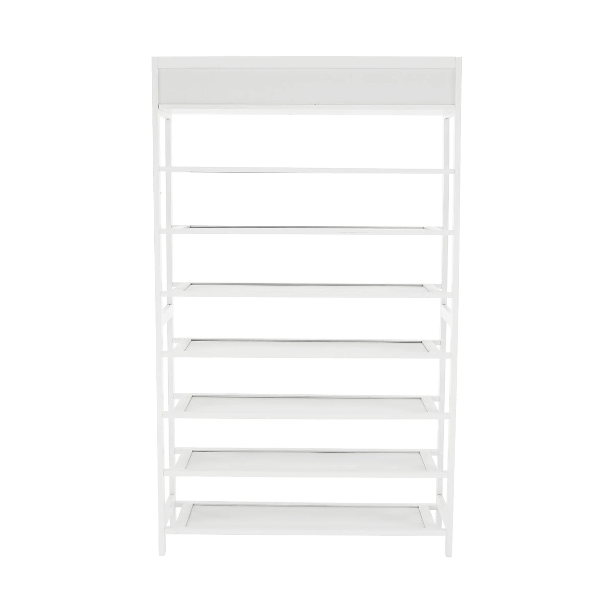 Pantofar KATLEY, alb, lemn, 70x25x117 cm