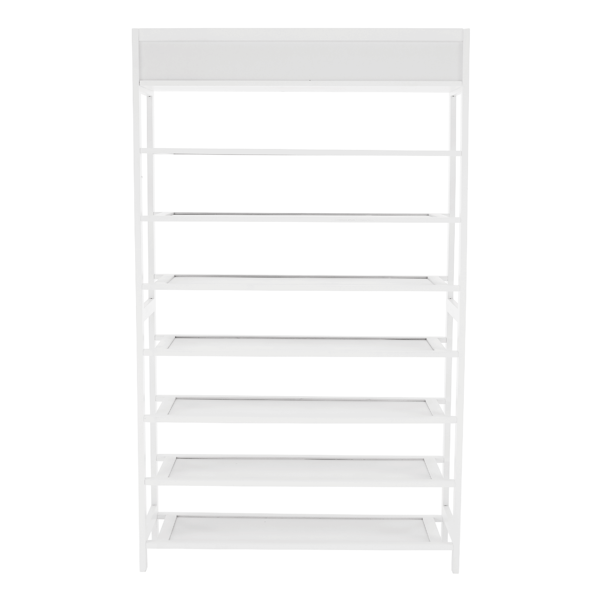 Pantofar KATLEY, alb, lemn, 70x25x117 cm