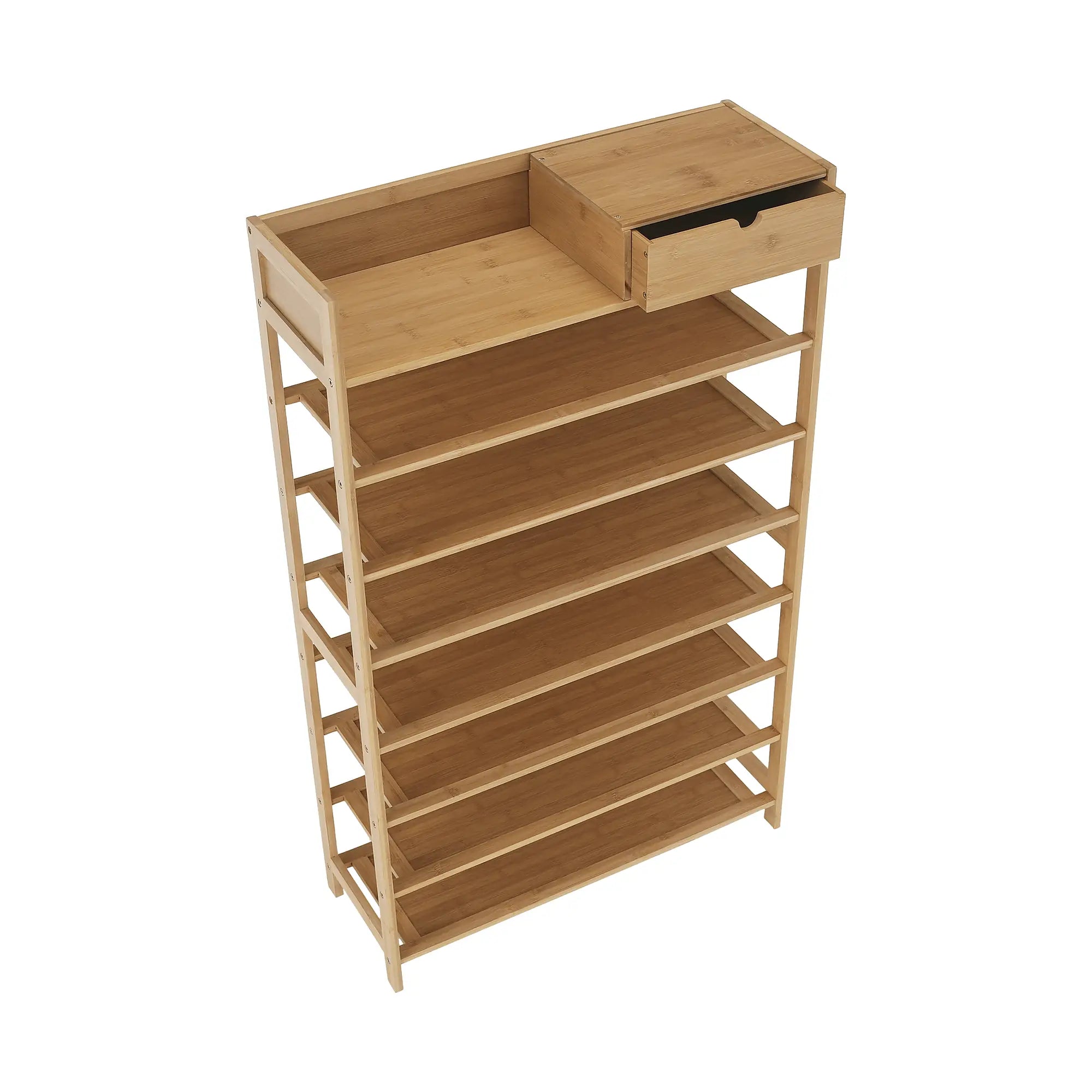 Pantofar KATLEY, bambus natural, lemn, 70x25x117 cm