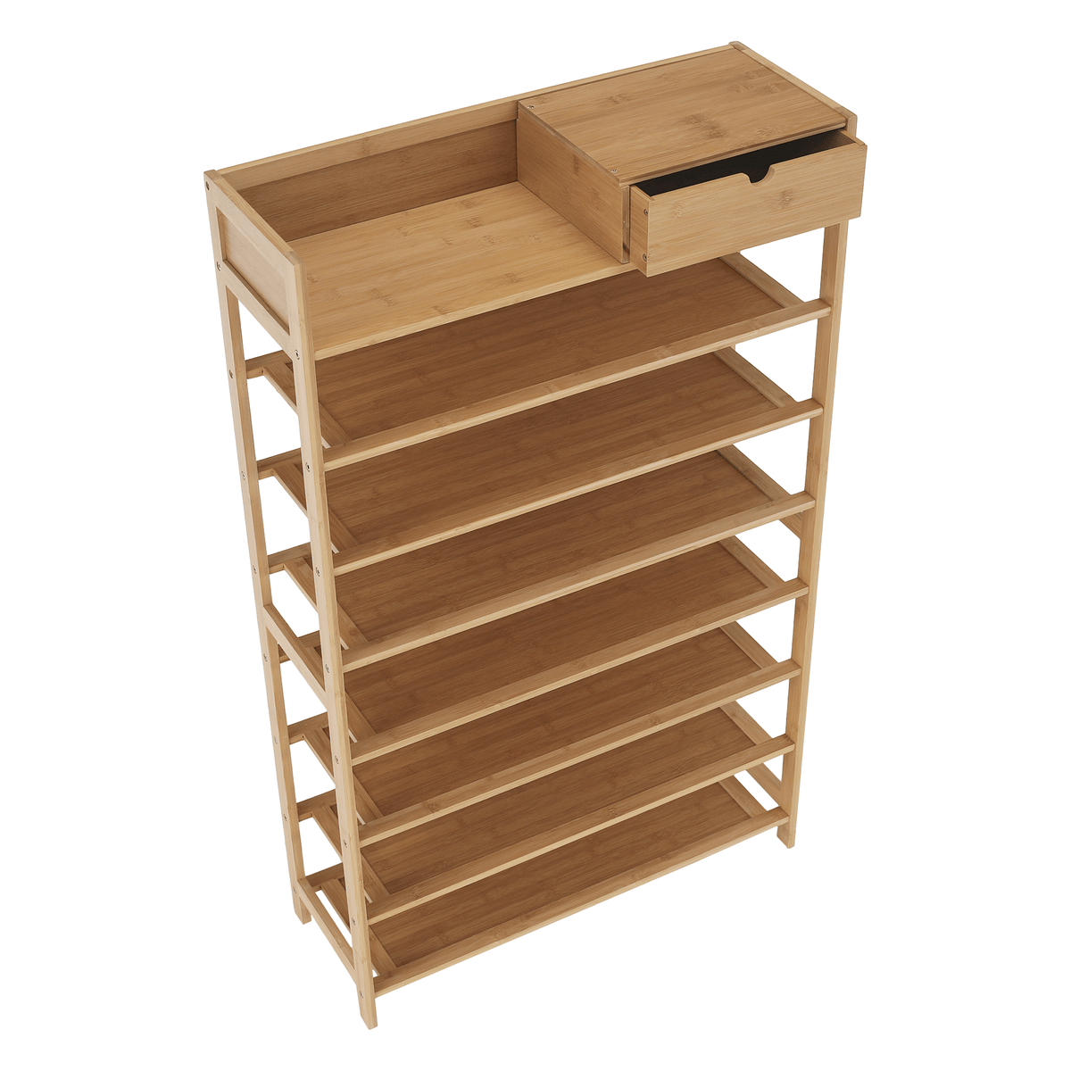 Pantofar KATLEY, bambus natural, lemn, 70x25x117 cm
