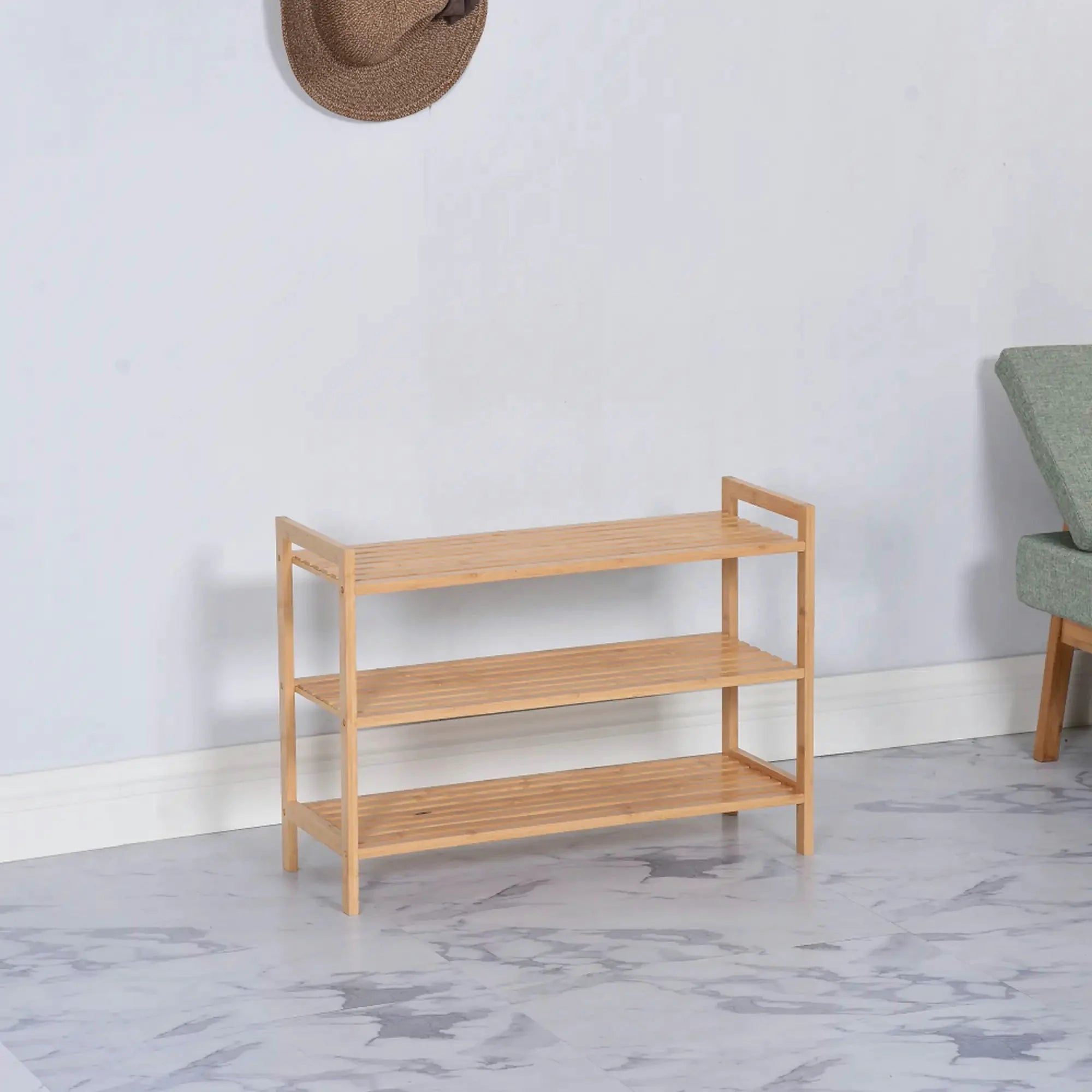 Pantofar KRENO, bambus, 70x26x50 cm