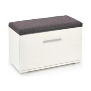 Pantofar LIMA ST2, gri/alb, PAL laminat, 70x32x45 cm