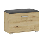 Pantofar LIMA ST2, gri/stejar artisan, PAL laminat, 70x32x45 cm