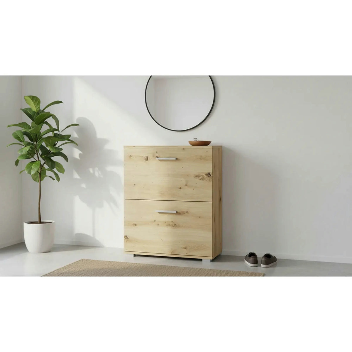 Pantofar LIMA ST3, stejar artisan, PAL laminat, 70x32x82 cm