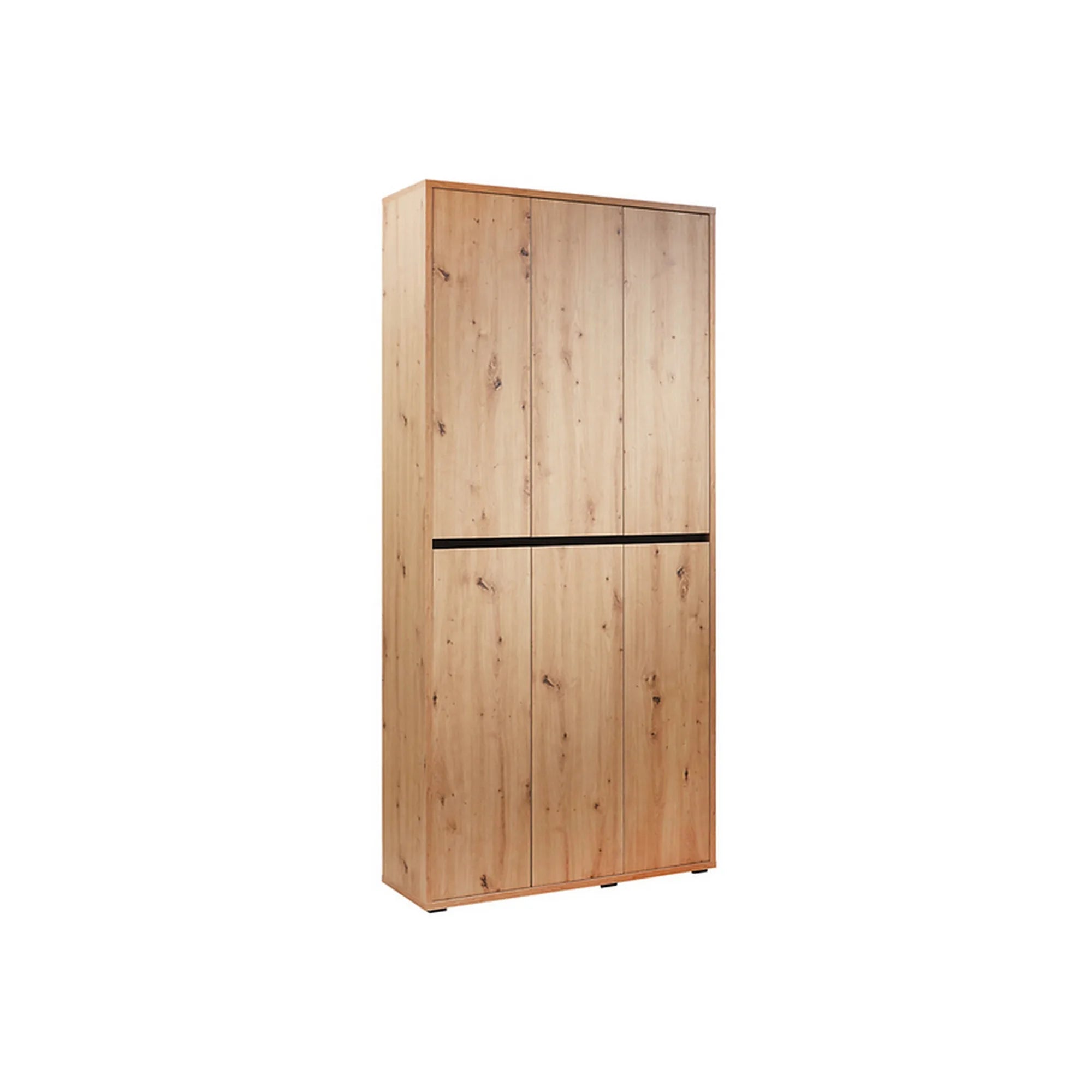 Pantofar LIV, stejar artisan/gri antracit, PAL laminat, 100x34x210 cm