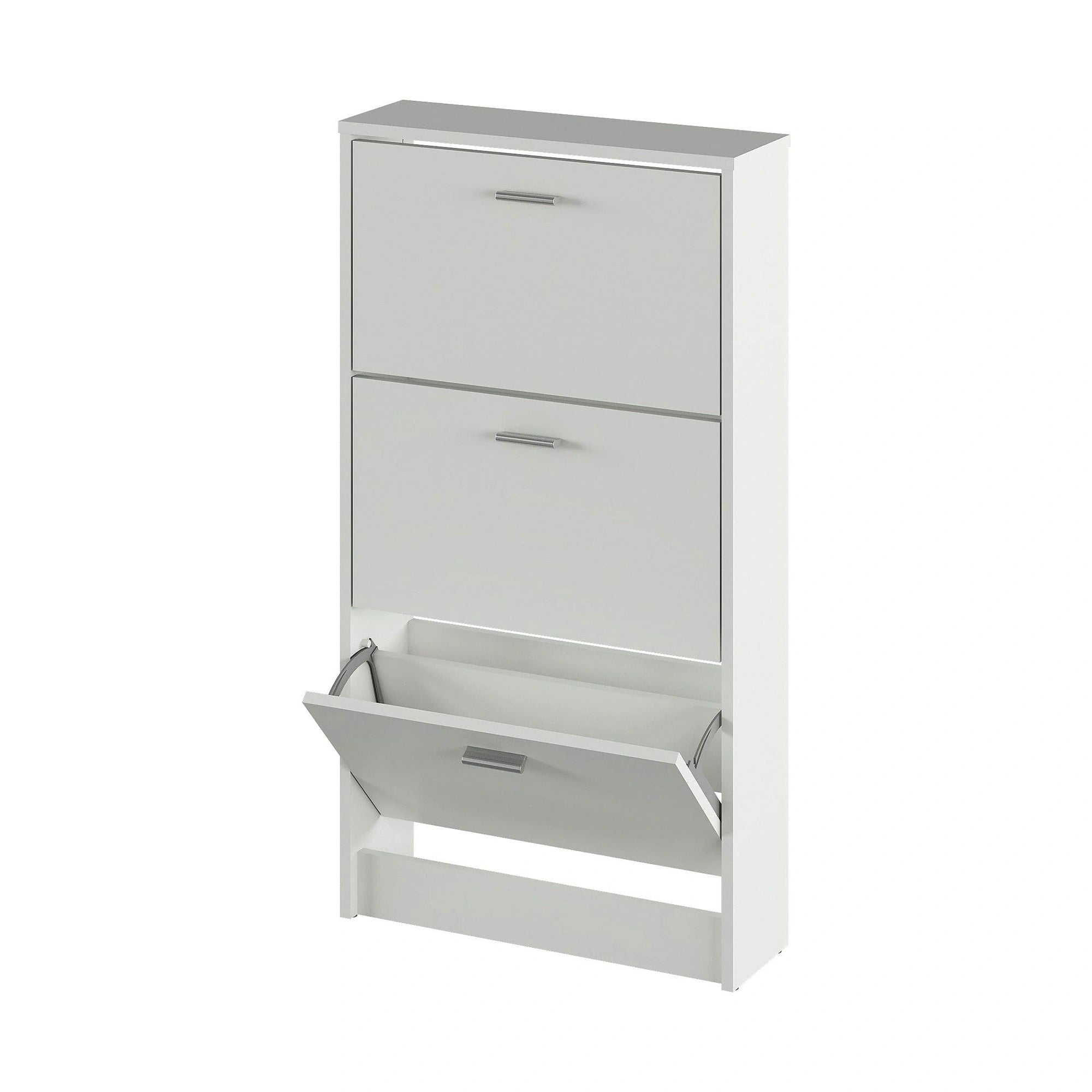 Pantofar MOBI 13, alb, DTD laminat/PAL, 58x18x107 cm