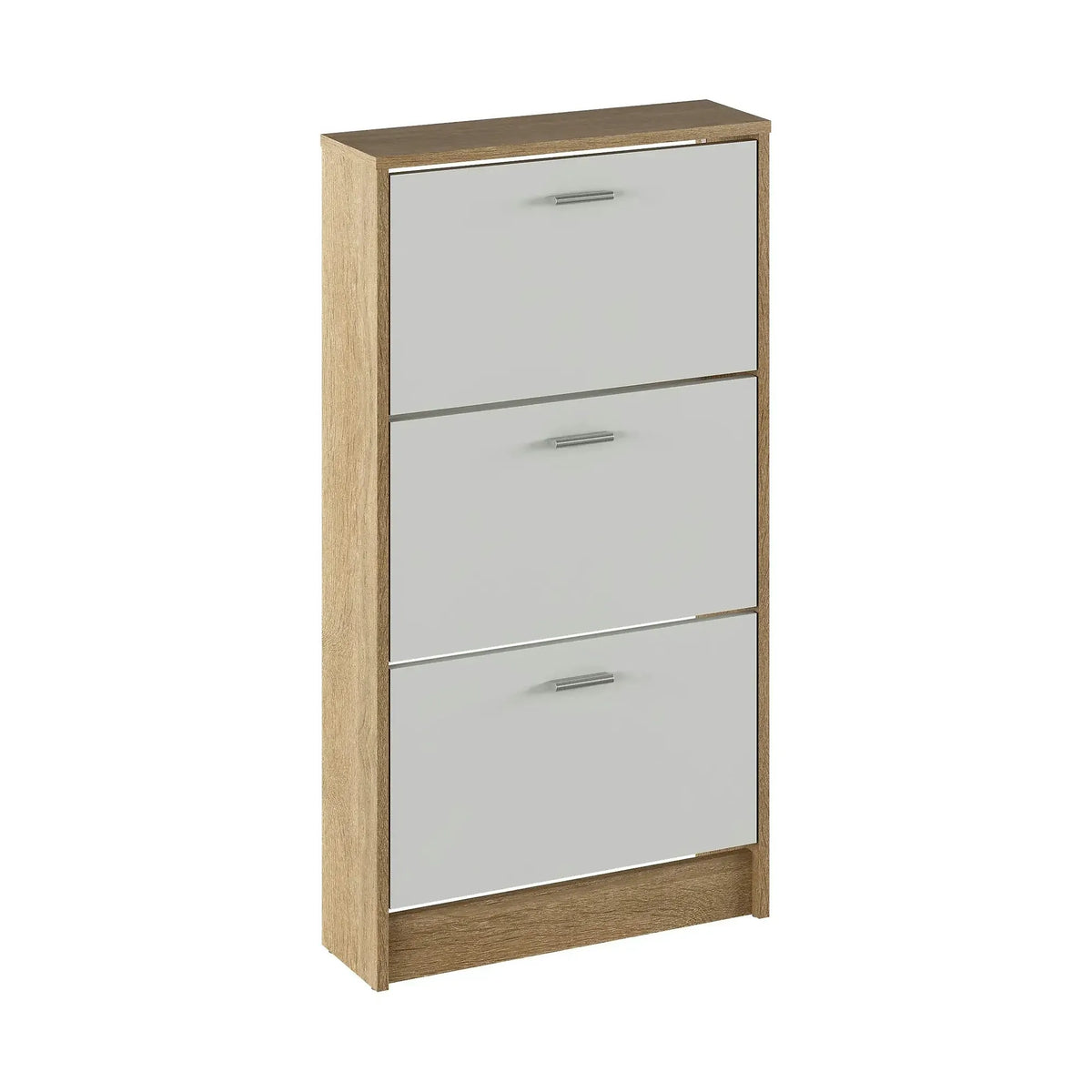 Pantofar MOBI 13, stejar sonoma/alb, DTD laminat/PAL, 58x18x107 cm