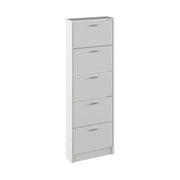 Pantofar MOBI 15, alb, DTD laminat, 58x18x170.2 cm