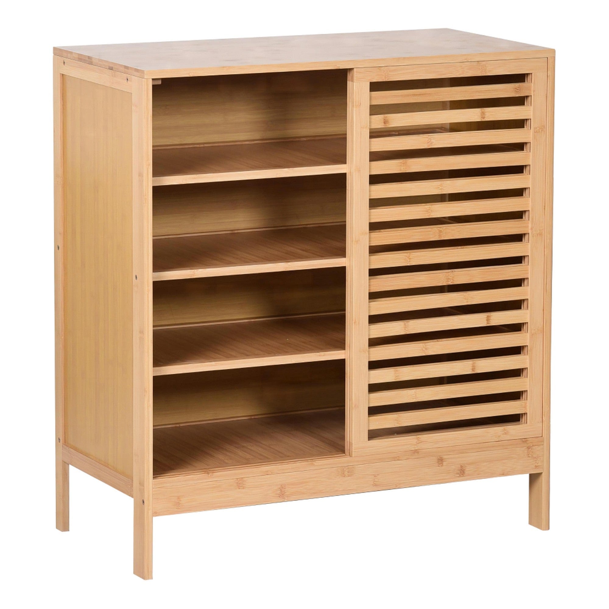 Pantofar NALDO, bambus, 80x40x88 cm