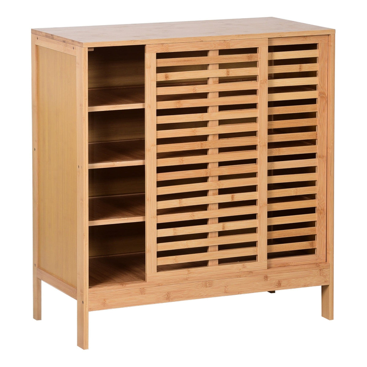 Pantofar NALDO, bambus, 80x40x88 cm