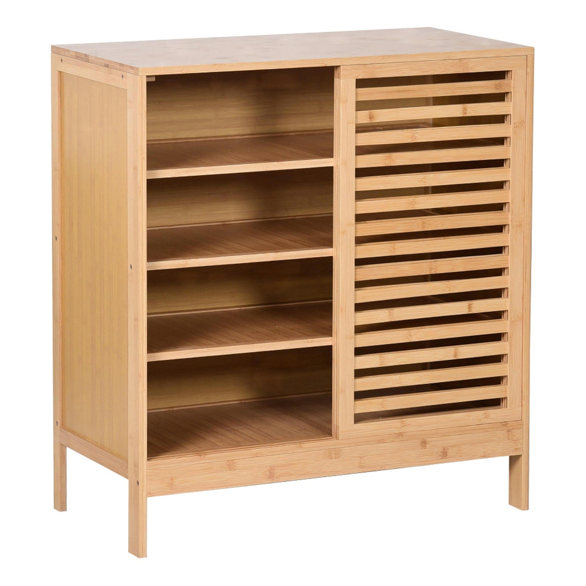 Pantofar NALDO, bambus, 80x40x88 cm