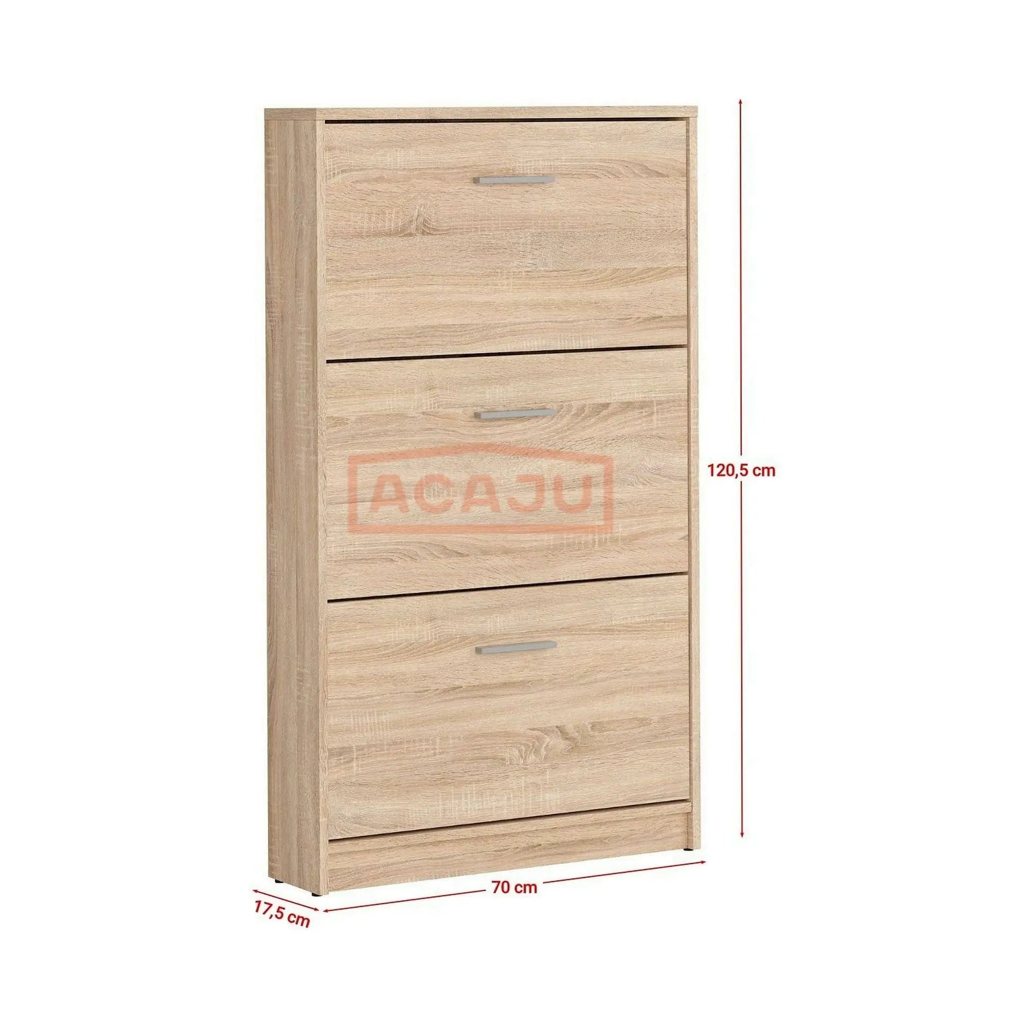 Pantofar NEPO PLUS, stejar sonoma, PAL laminat, 70x18x121 cm