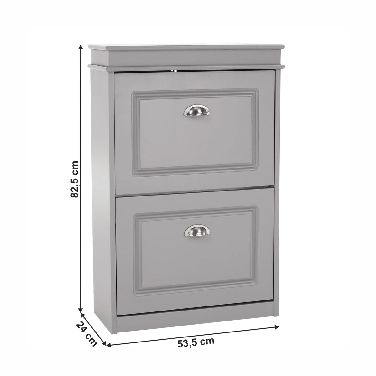 Pantofar SEBER TYP 1, gri, PAL, 54x24x83 cm