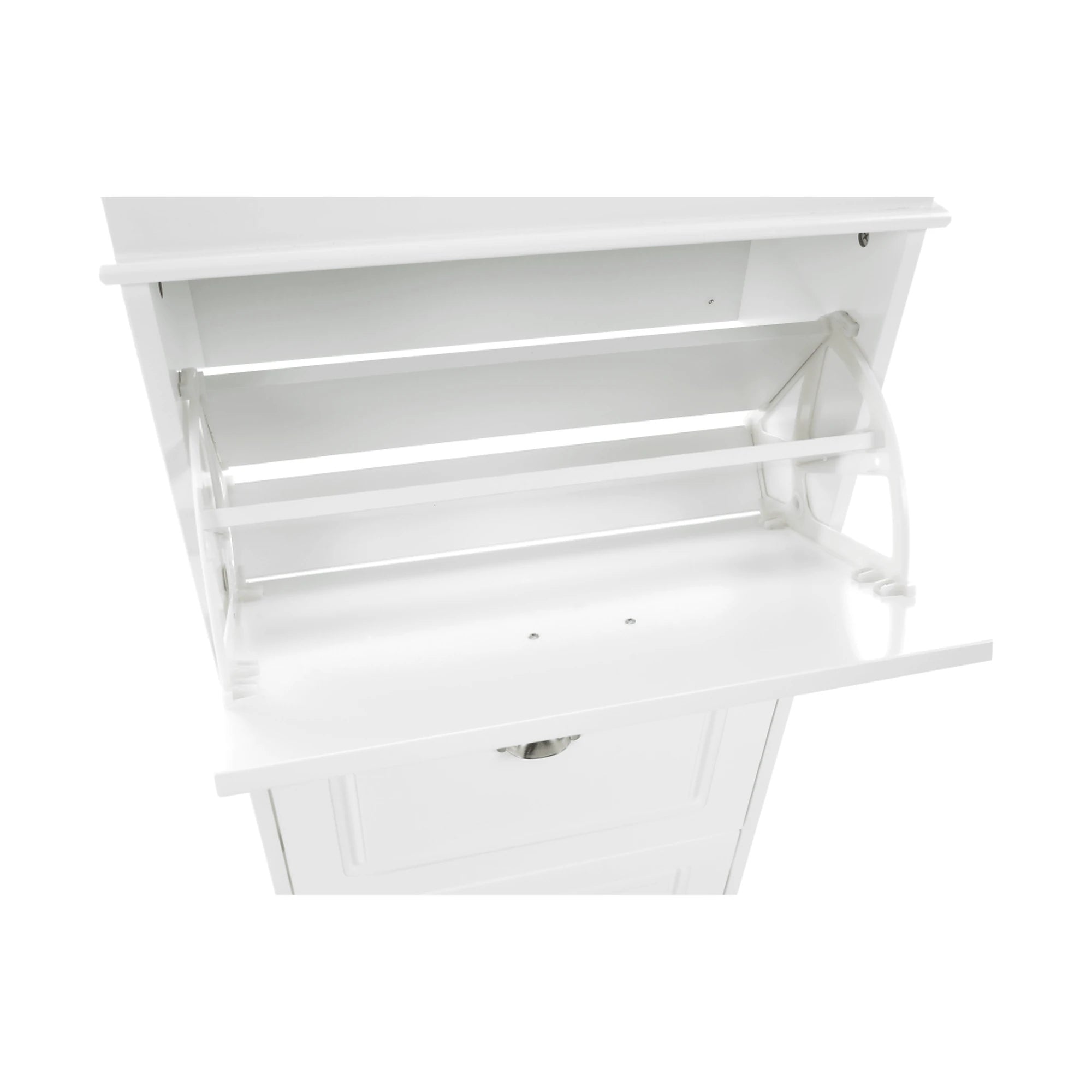 Pantofar SEBER TYP 2, alb, PAL, 54x24x117 cm