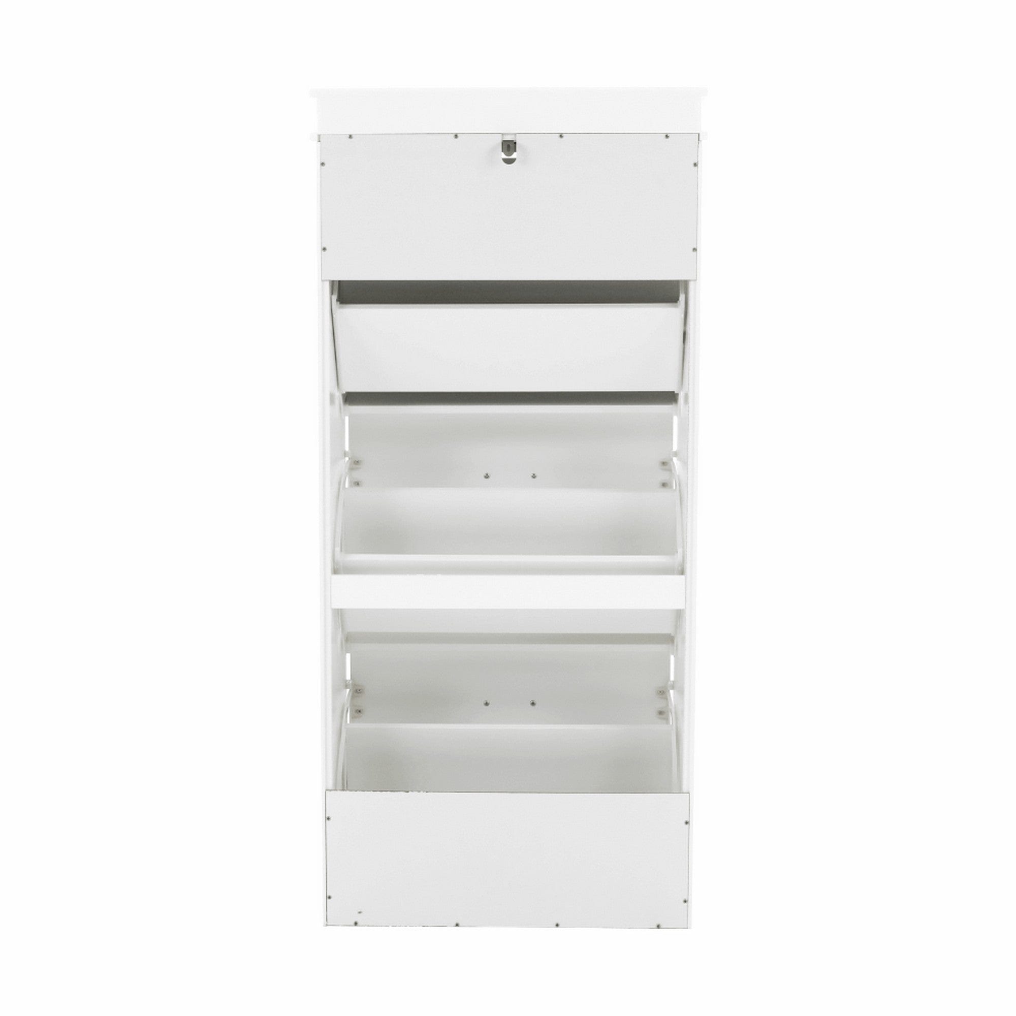 Pantofar SEBER TYP 2, alb, PAL, 54x24x117 cm