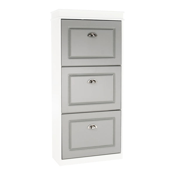 Pantofar SEBER TYP 2, gri/alb, PAL, 53.5x24x117 cm