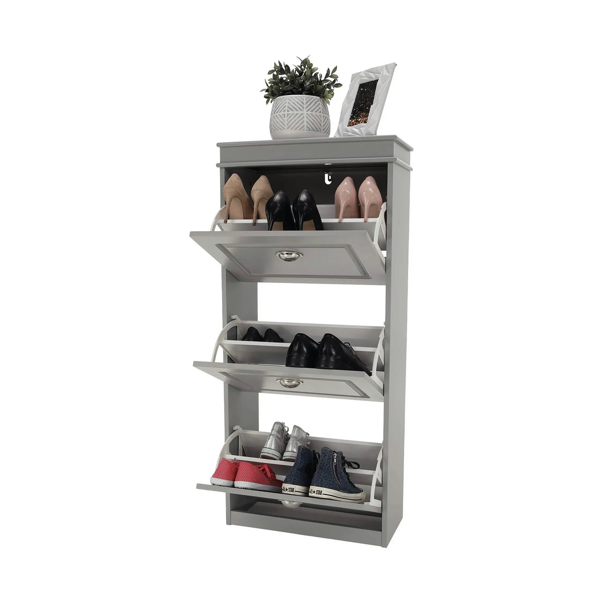 Pantofar SEBER TYP 2, gri, PAL, 54x24x117 cm