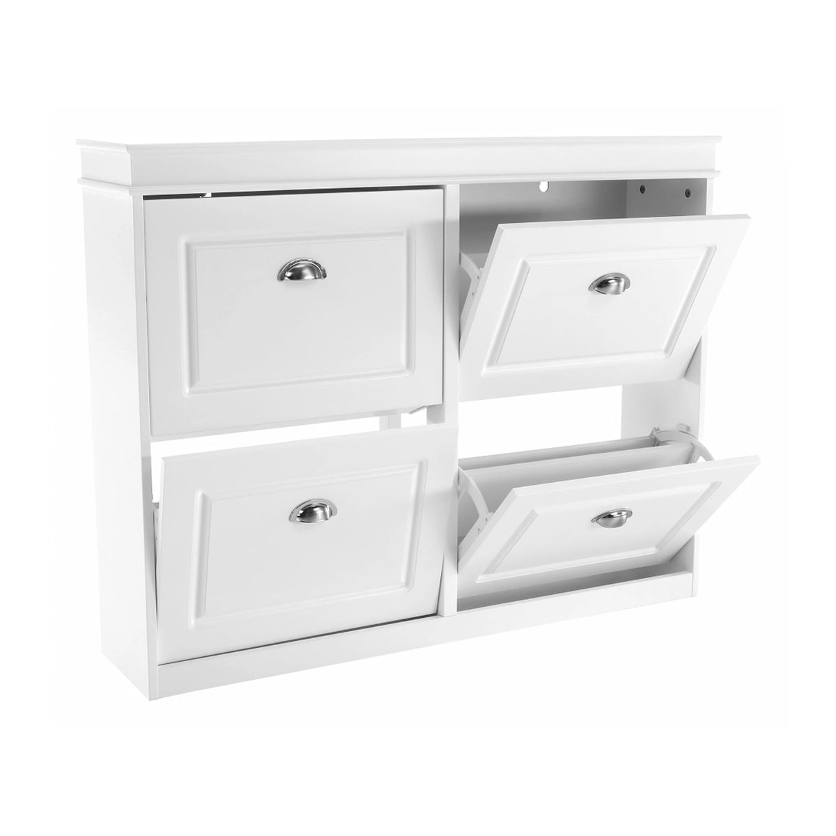 Pantofar SEBER TYP 5, alb, PAL, 105x24x82.5 cm