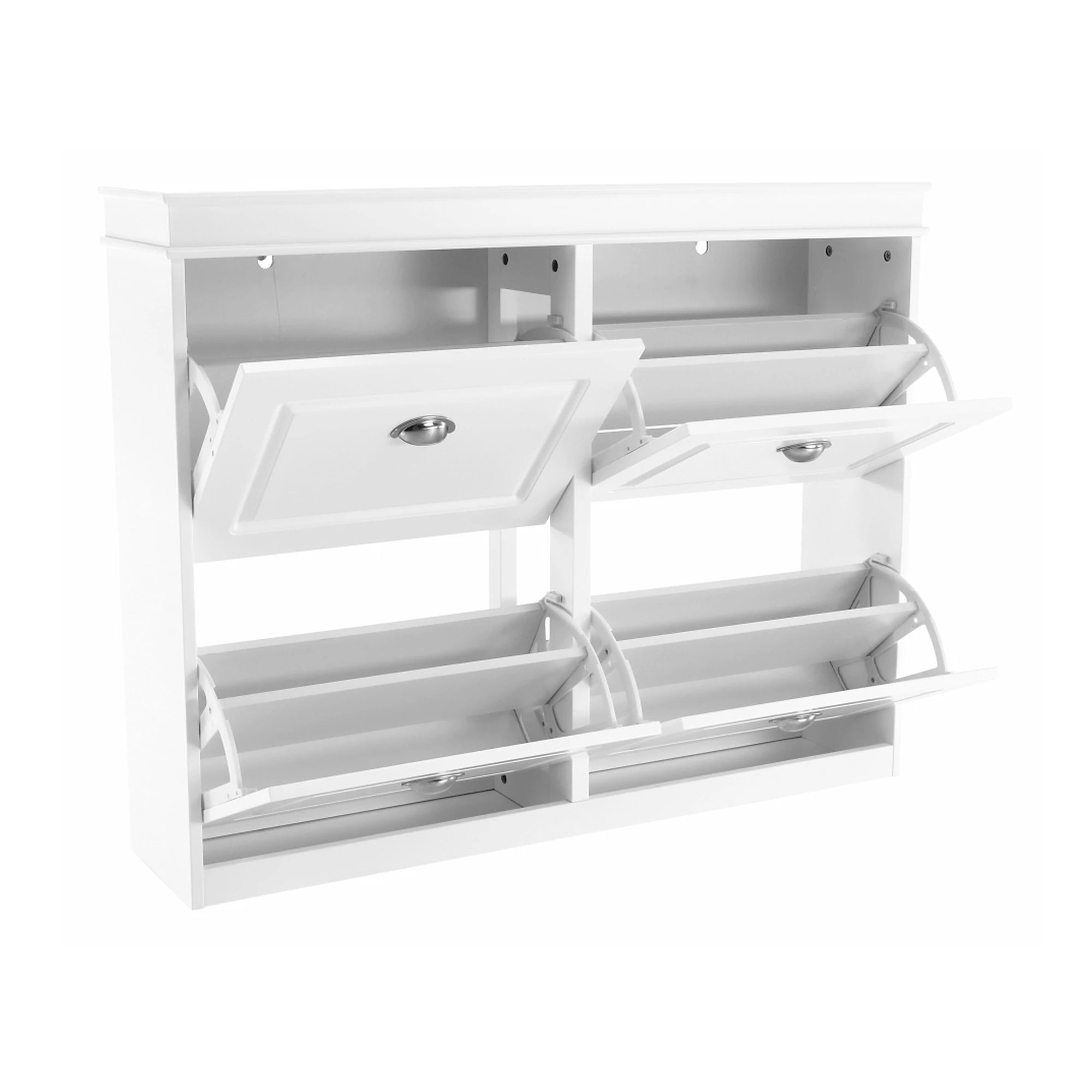 Pantofar SEBER TYP 5, alb, PAL, 105x24x82.5 cm