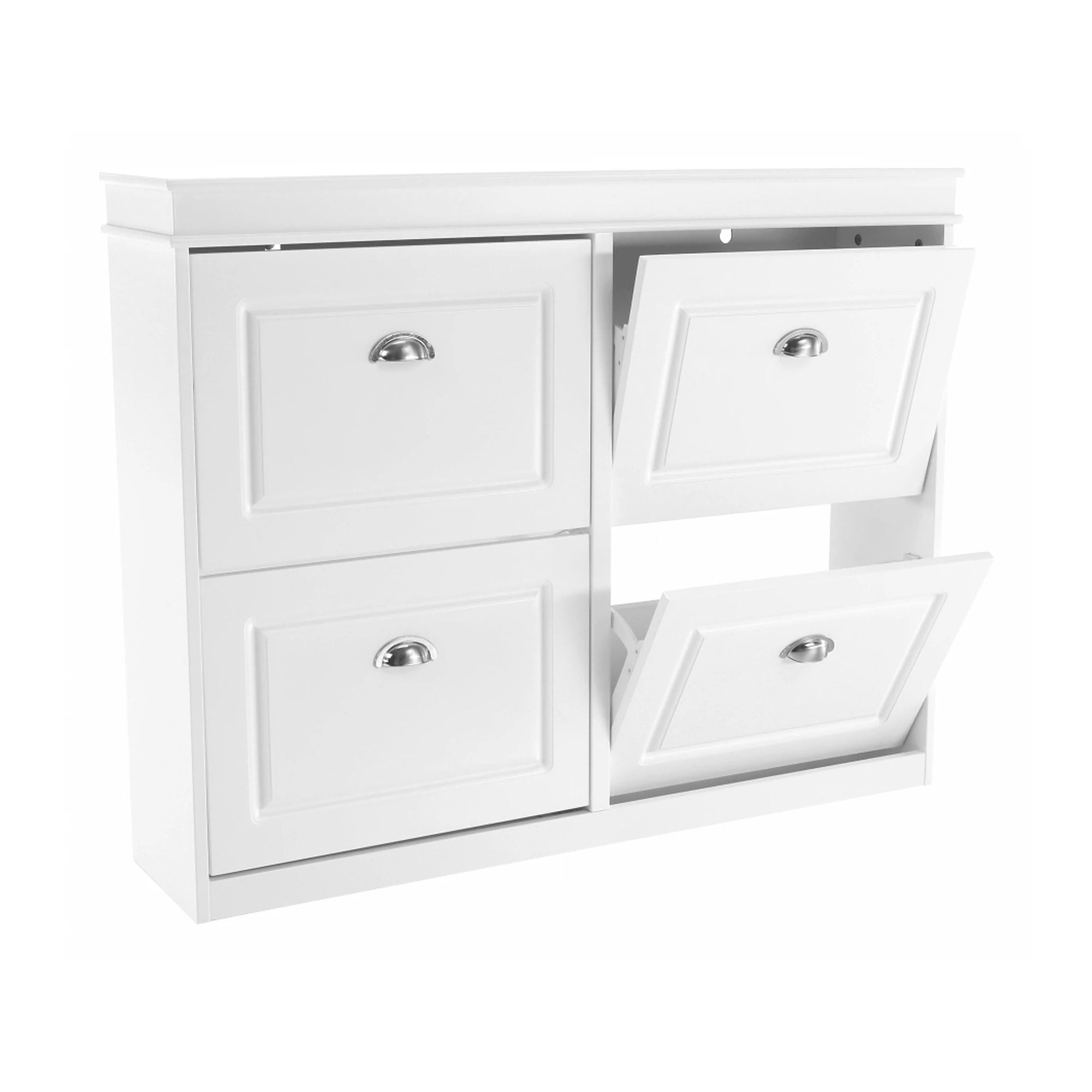 Pantofar SEBER TYP 5, alb, PAL, 105x24x82.5 cm