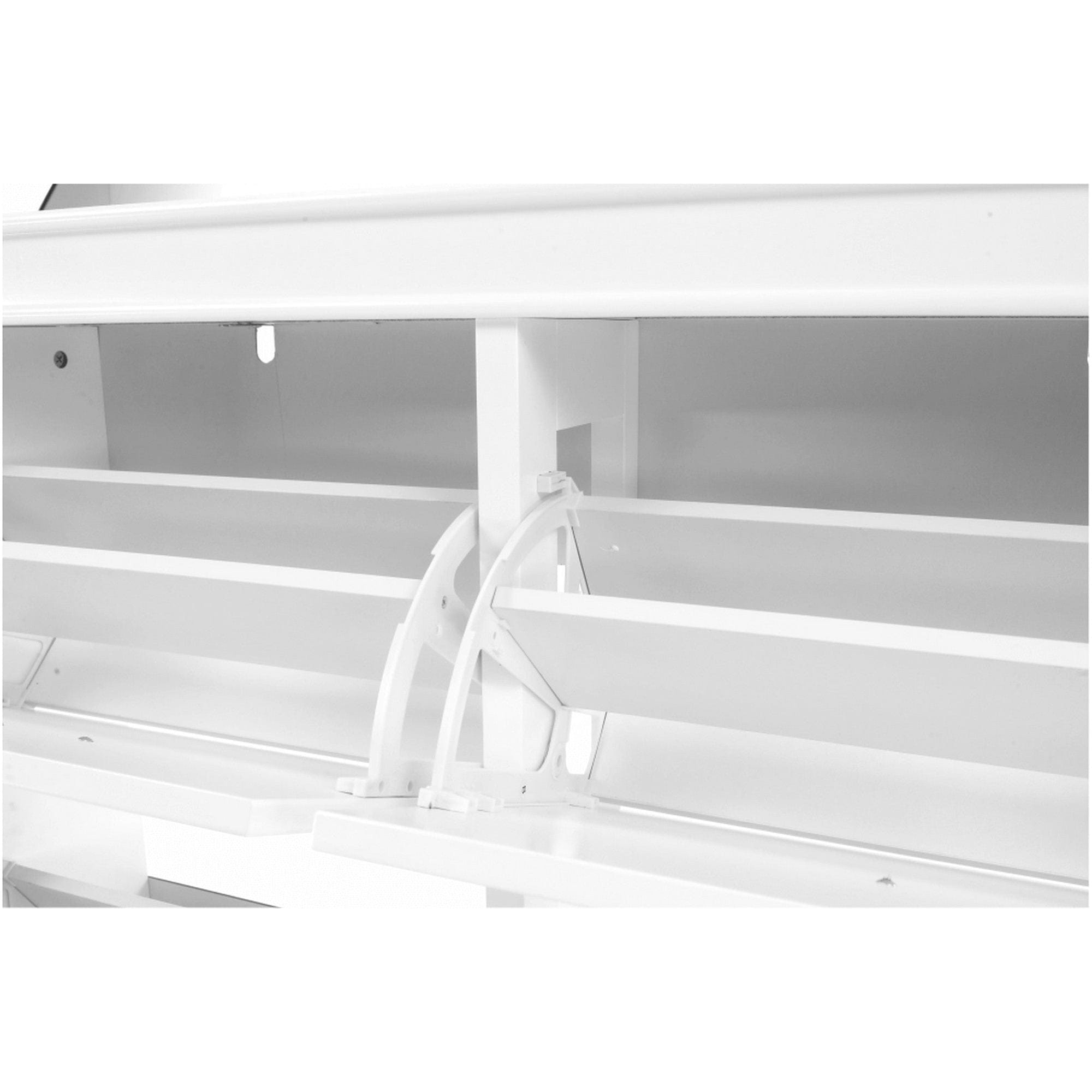 Pantofar SEBER TYP 5, alb, PAL, 105x24x82.5 cm