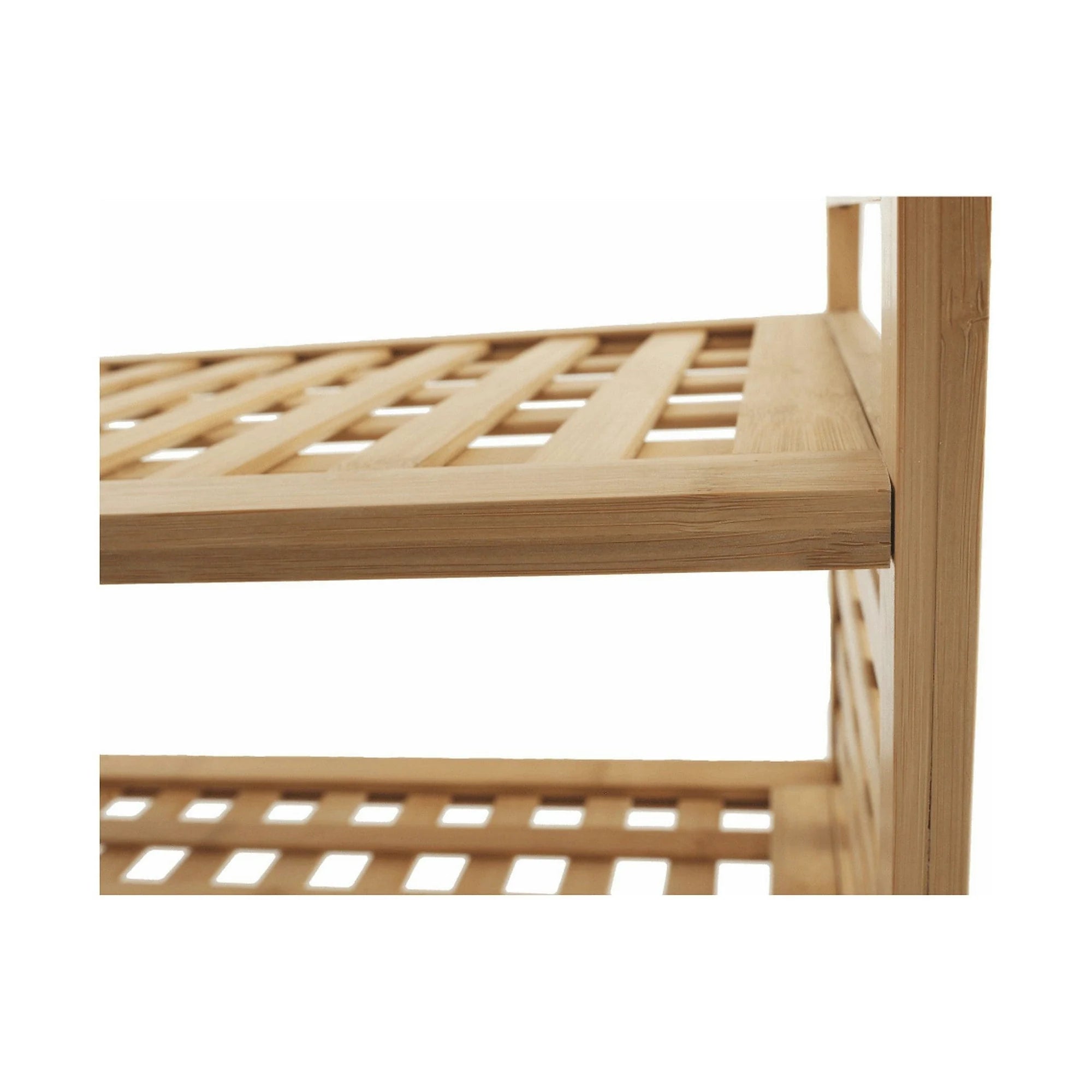 Pantofar SOVETO TYP 1, bambus natural, lemn bambus lacuit, 60x28x35 cm