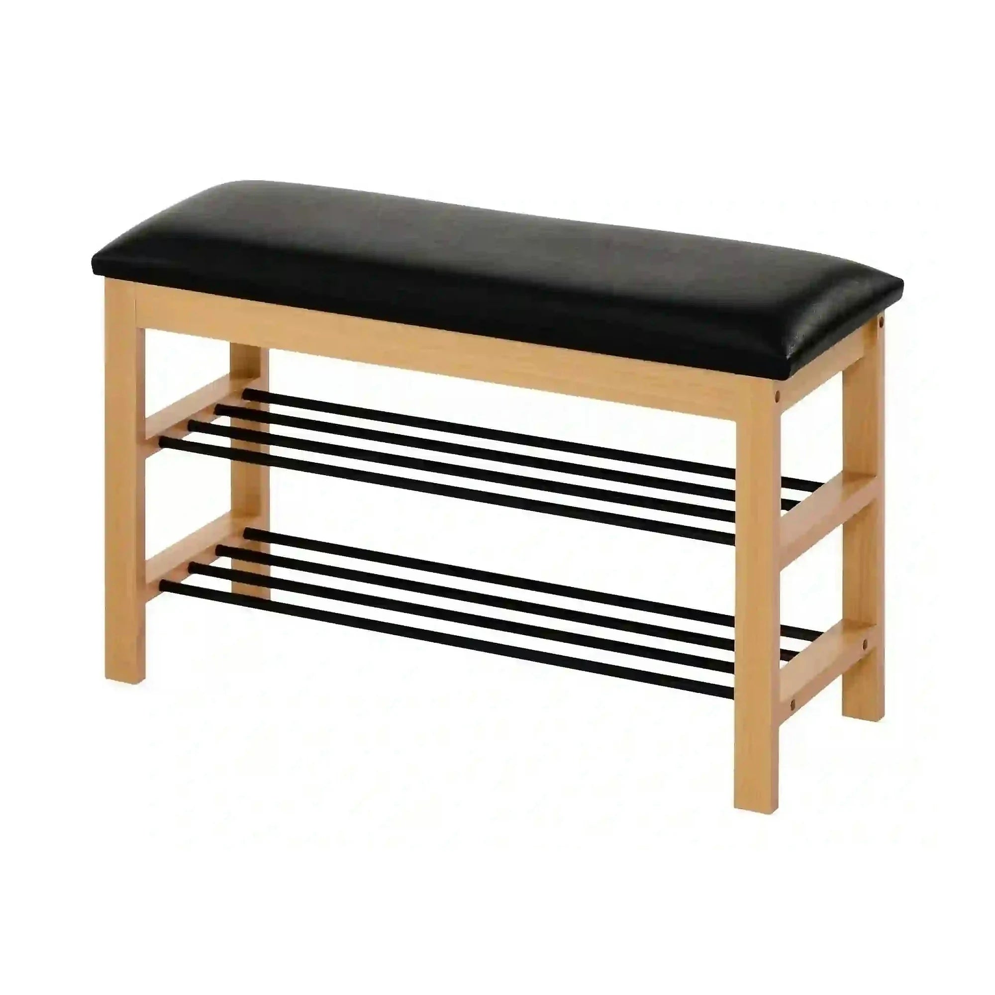 Pantofar ST11, negru/stejar, 81x31x48 cm