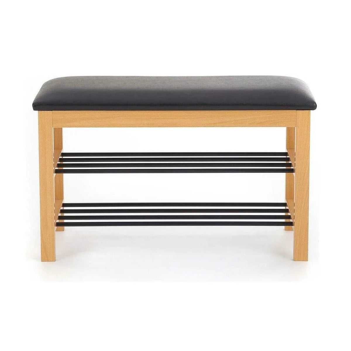 Pantofar ST11, negru/stejar, 81x31x48 cm