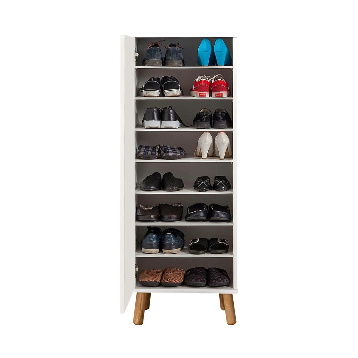 Pantofar VEGAS B-954, multicolor, PAL melaminat/lemn, 50x38x135 cm