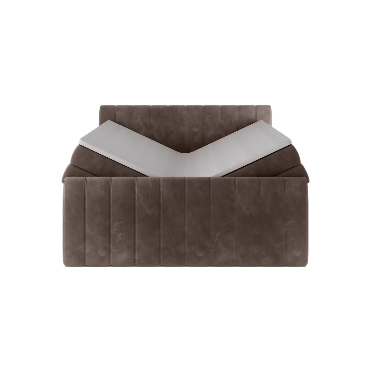 Pat boxspring CARINA 160x200, personalizabil materiale gama Oferta Avantaj, cu spatiu depozitare, saltele si topper