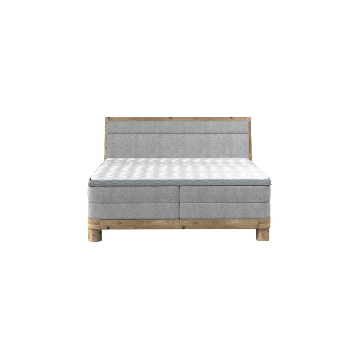 Pat boxspring DONNA 140x200, personalizabil materiale gama Premium, cu saltea si topper