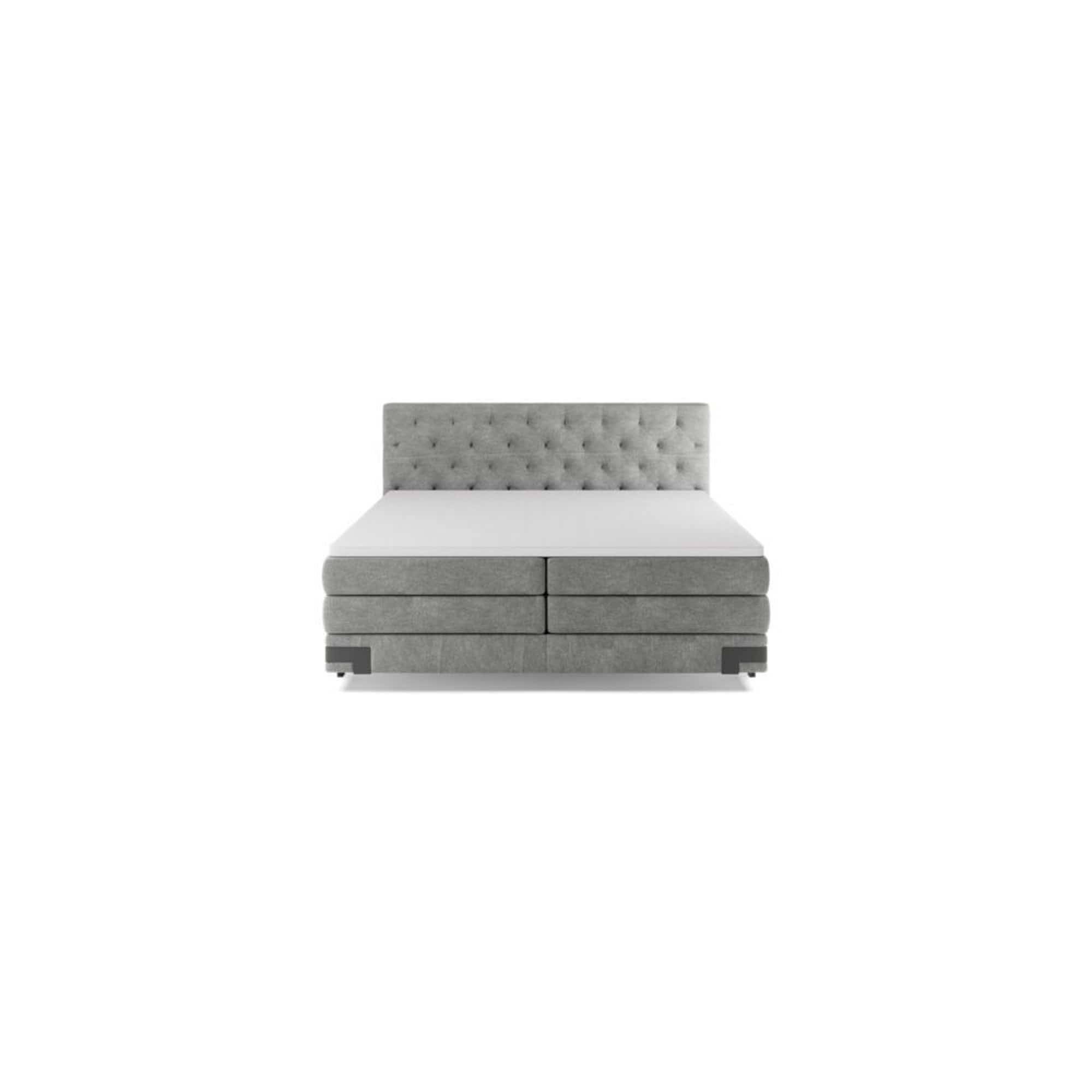 Pat boxspring GODIN 140x200, personalizabil materiale gama Oferta Avantaj, 2 lazi depozitare, cu saltele si topper
