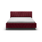 Pat CALYPSO SR 160x200, stofa catifelata bej - Element 17, cu suport saltea si sistem de reglare