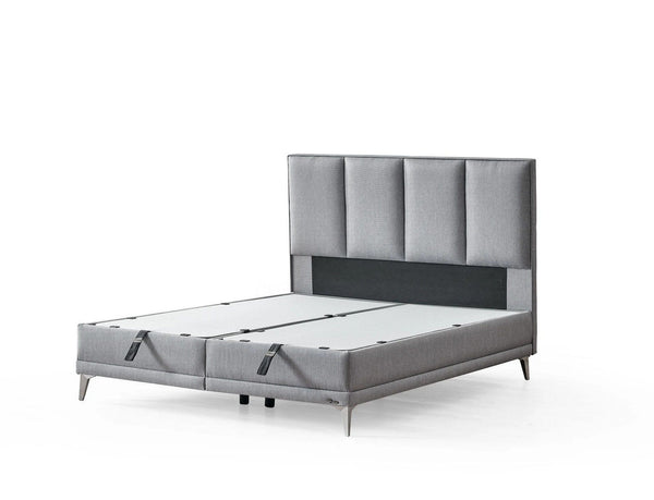 Pat COOL TOUCH 100x200, personalizabil gama Oferta Avantaj, cu somiera si spatiu depozitare