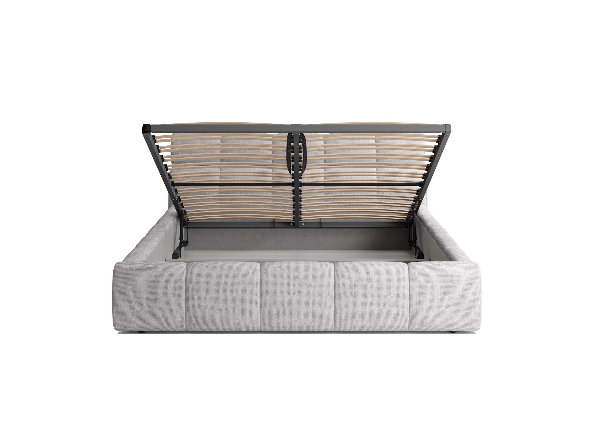 Pat GIULIA 160x200, personalizabil materiale gama Oferta Avantaj, cu spatiu depozitare, somiera metalica si pistoane