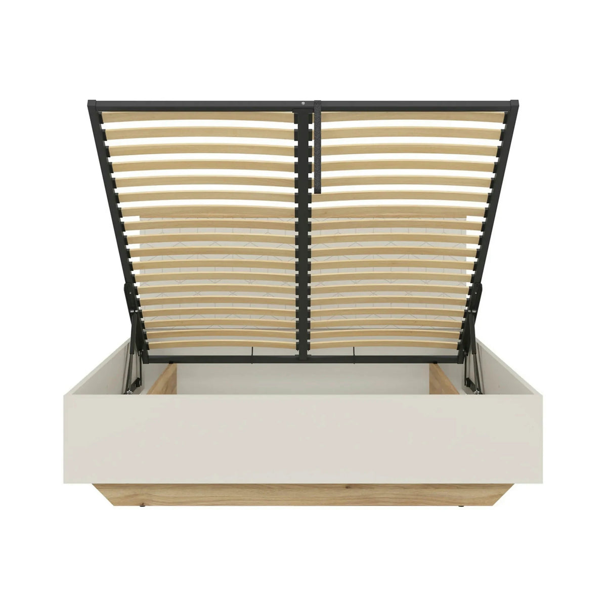 Pat GLAMOUR 160x200, casmir/stejar, PAL, cu somiera