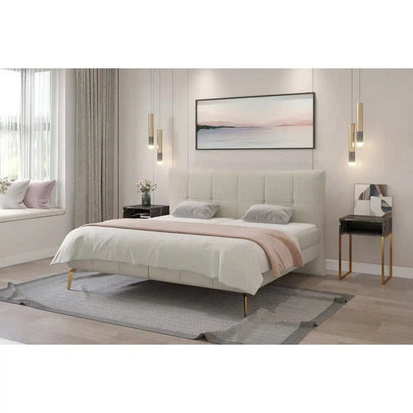 Pat JOLIN 160x200, personalizabil materiale Gama Premium, cu saltea, spatiu depozitare si pistoane