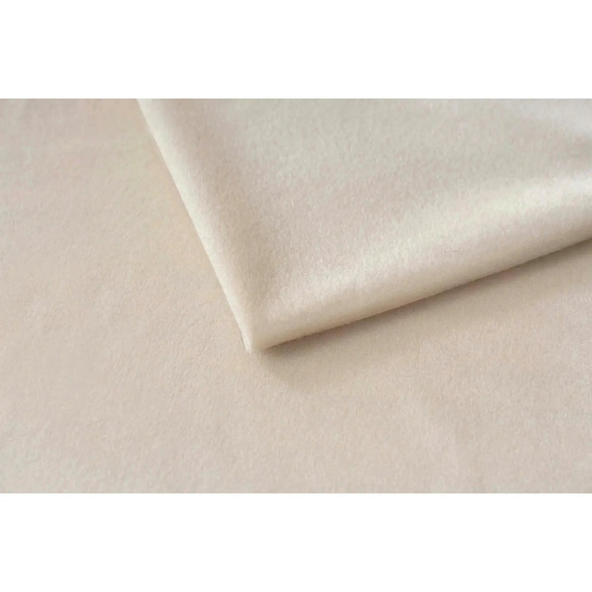 Pat LUXURY 160x200, stofa catifelata crem - Luna 21, cu somiera si spatiu depozitare