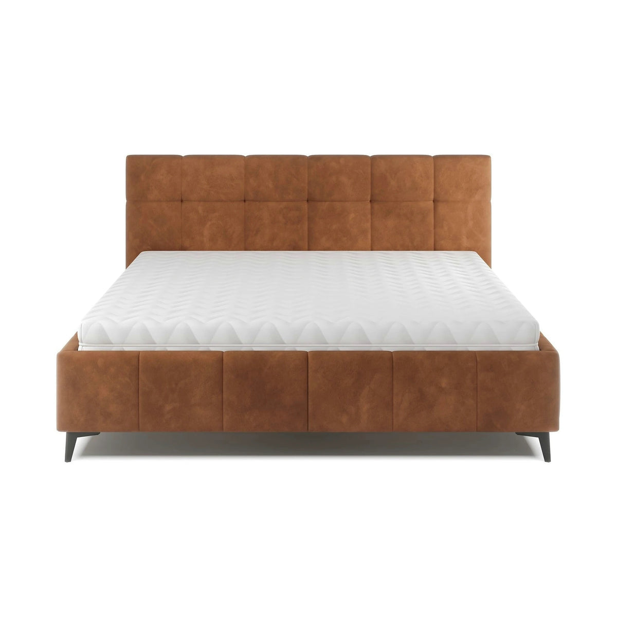 Pat NAOMI SR 140x200, personalizabil, somiera metalica si sistem de reglare