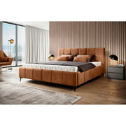Pat NAOMI SR 180x200, personalizabil, somiera metalica si sistem de reglare