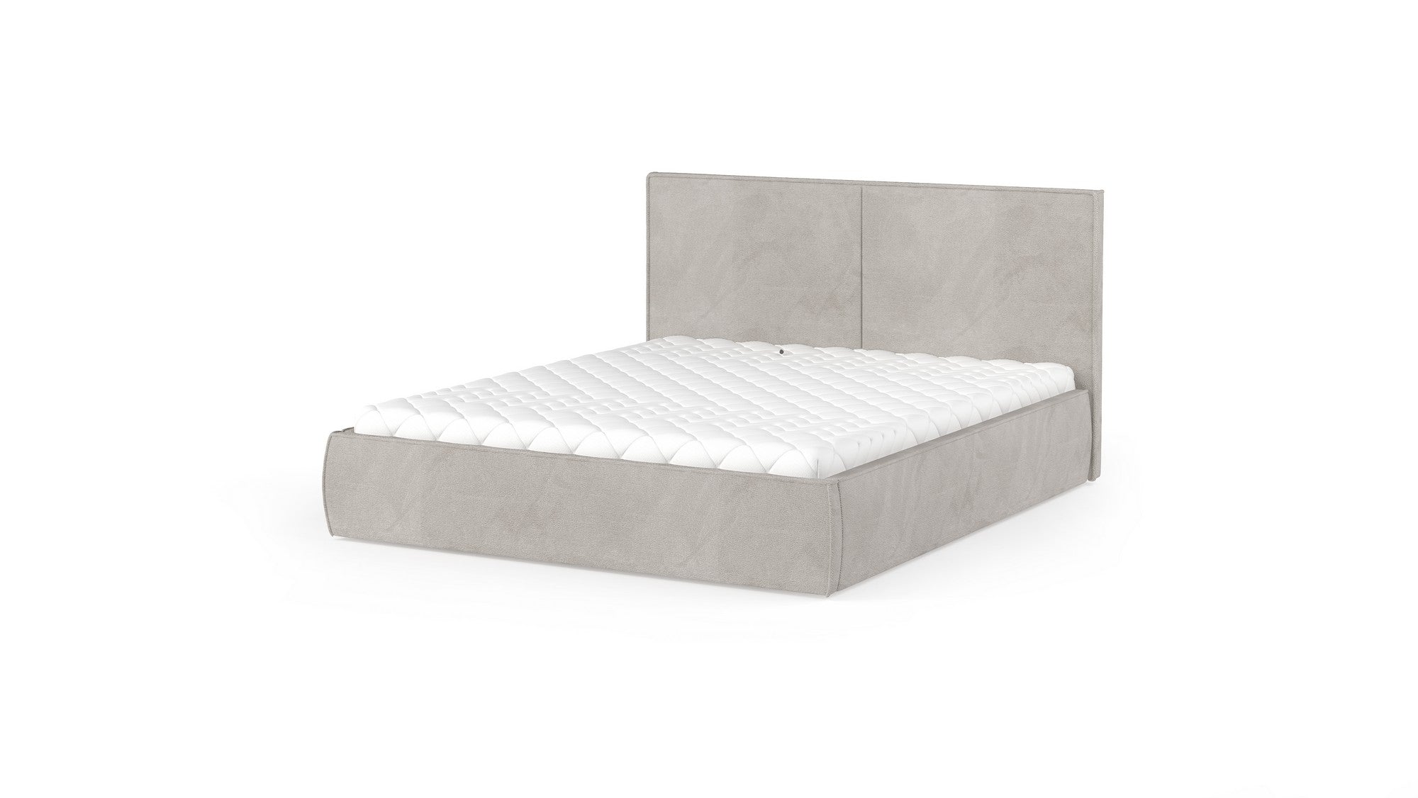 Pat NICOLE 180x200, personalizabil materiale gama Oferta Avantaj, cu somiera metalica, lada depozitare si pistoane