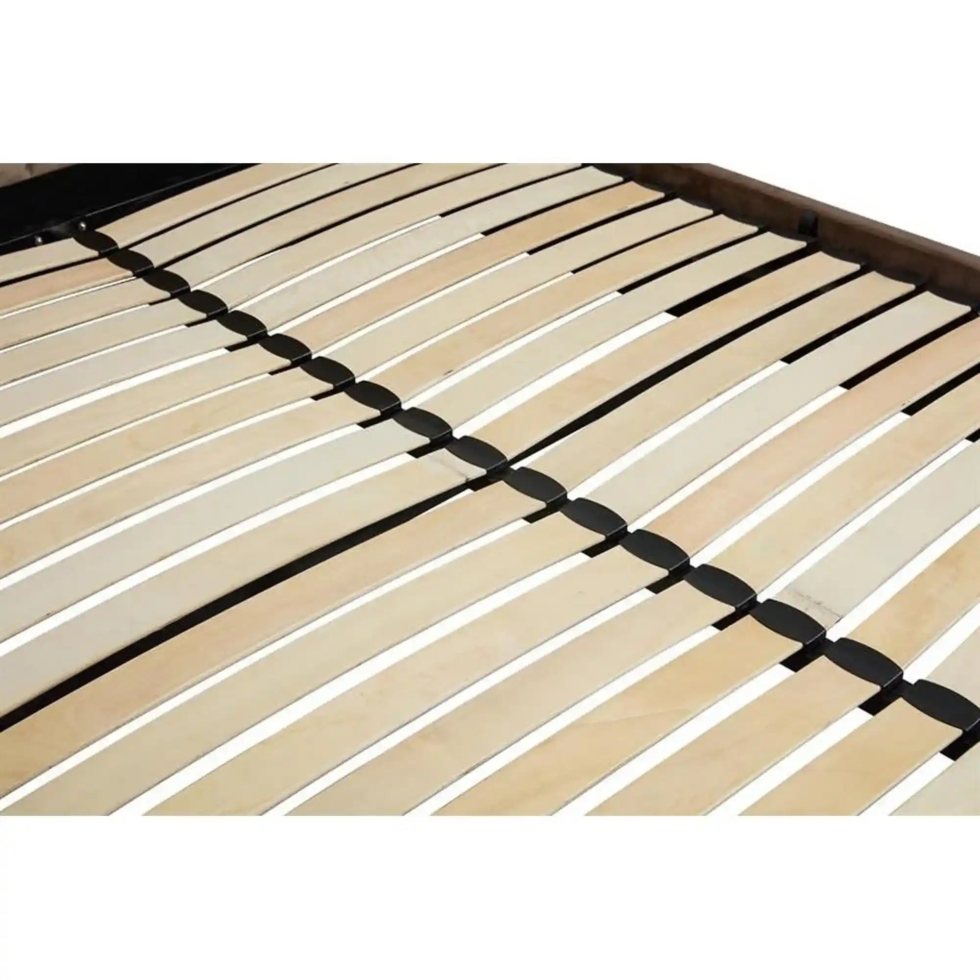 Pat PALAZZO 160x200, stofa catifelata bej/auriu, cu somiera si spatiu depozitare