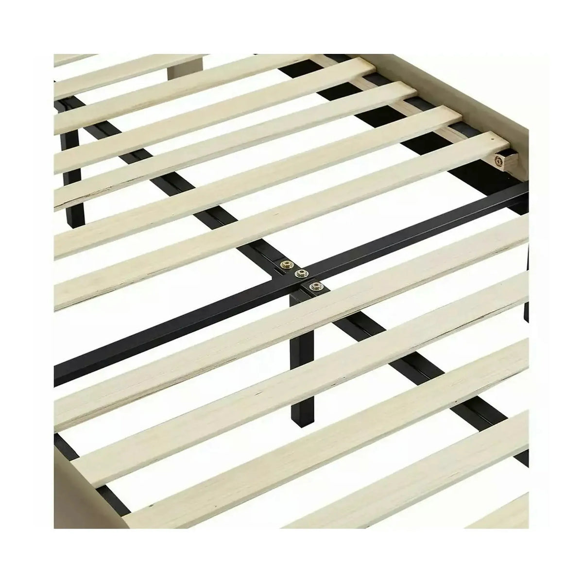 Pat SAVANA 120x200, stofa catifelata bej - Bluvel 28, suport saltea