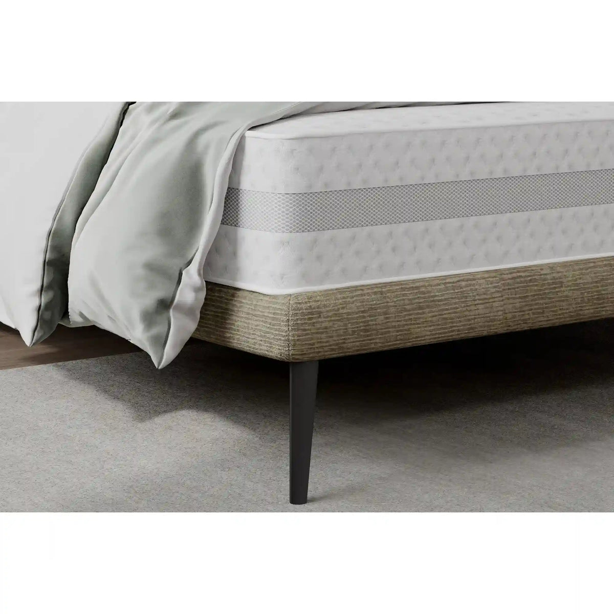 Pat SELENE 180x200, personalizabil materiale Gama Premium, cu suport saltea