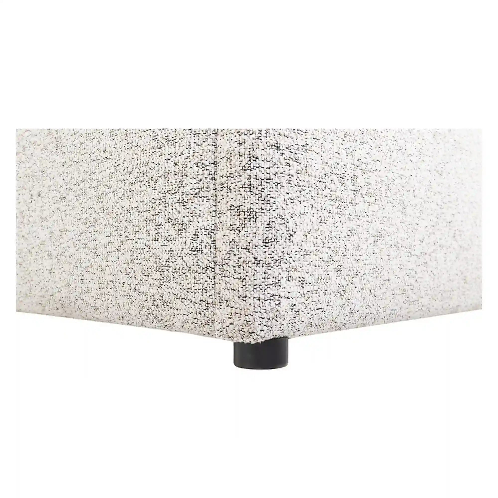 Pat tapitat TRIPO 180x200, stofa clasica bej - Puente 06, cu somiera si spatiu depozitare