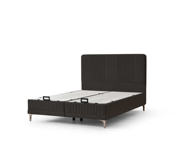 Pat WINART 120x200, personalizabil gama Oferta Avantaj, cu somiera si spatiu depozitare