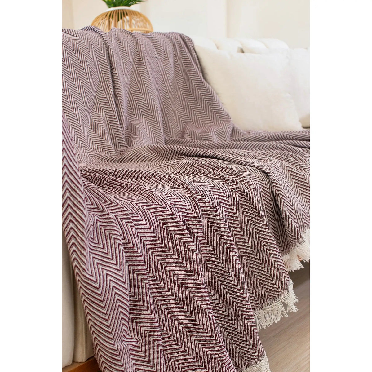 Patura 670TBH1701, rosu, bumbac/poliester, 170x200 cm