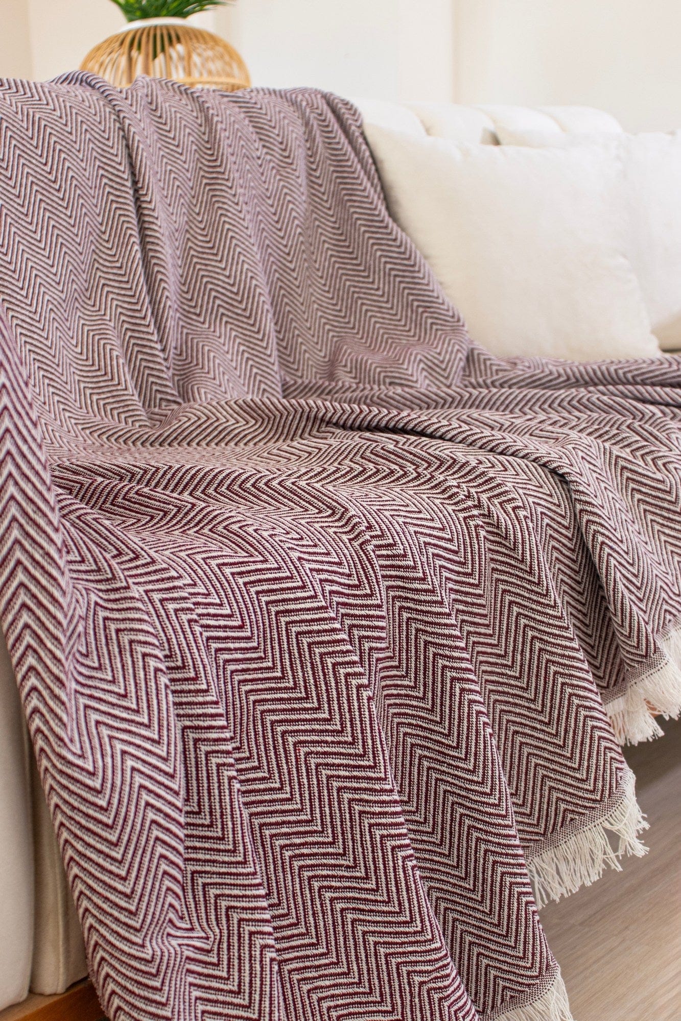 Patura 670TBH1701, rosu, bumbac/poliester, 170x200 cm